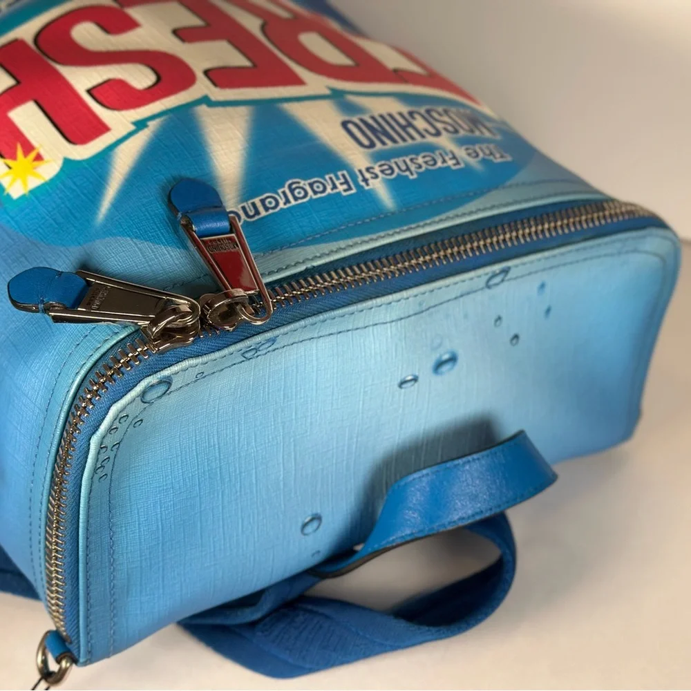 Authentic Moschino Blue Graphic 